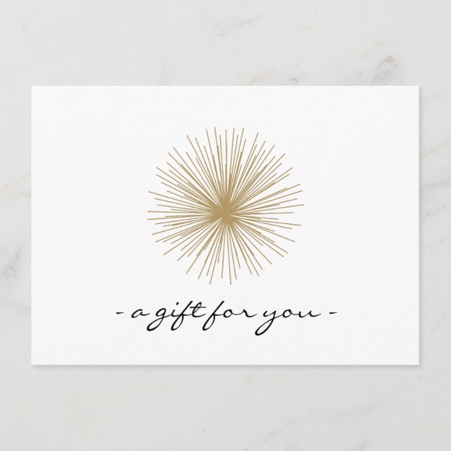 Certificado de Presente MODERNIST VINTAGE (Frente)