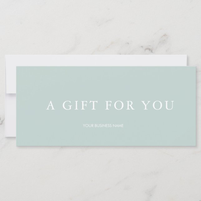 Certificado de Presente Moderno (Frente)