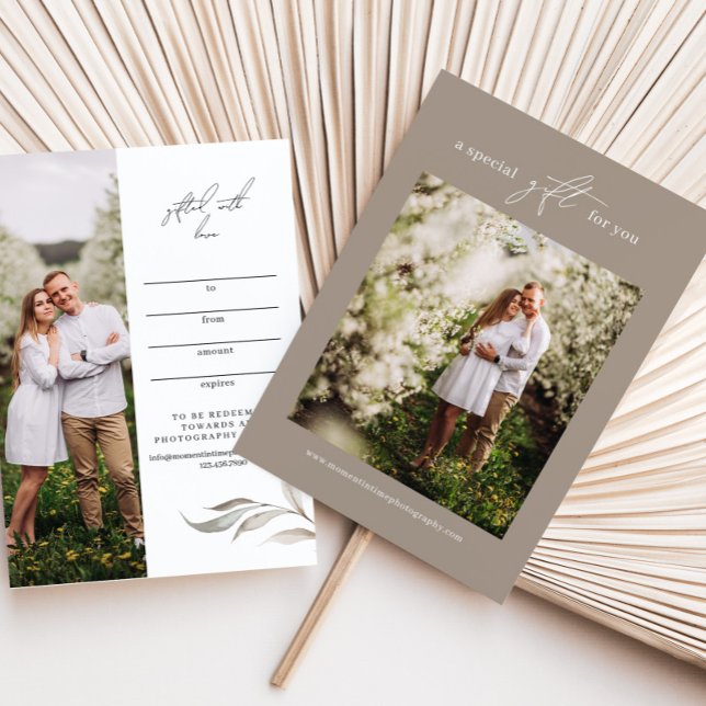 Certificado de Presente para Fotografia Moderna |  (Criador carregado)