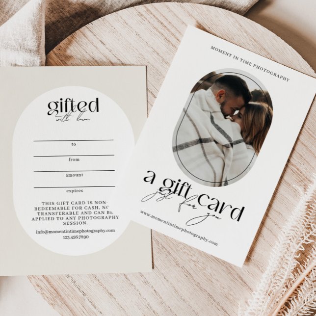 Certificado de Presente para Fotografia Oval Moder (Criador carregado)