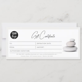 Certificado de Presente para Logotipo Comercial de