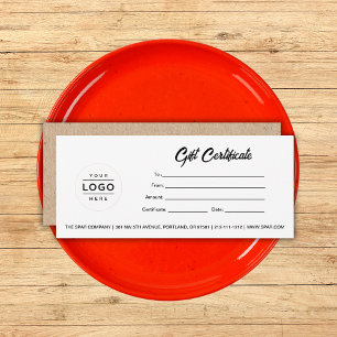 Certificado de presente para Modelo de logotipo co