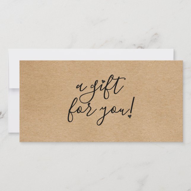 Certificado de Presente Russo Simples (Frente)