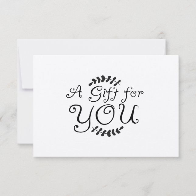 Certificado de Presente Rustic Kraft (Frente)