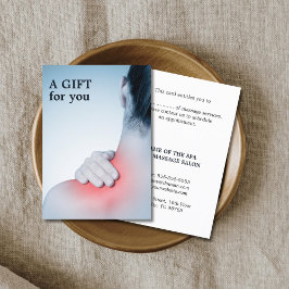 Certificado de Presente Terapêutica para Massagem