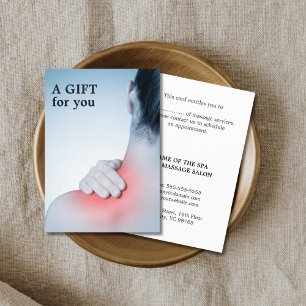 Certificado de Presente Terapêutica para Massagem