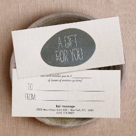 Certificado de Presente Terapêutico com Massagem Z