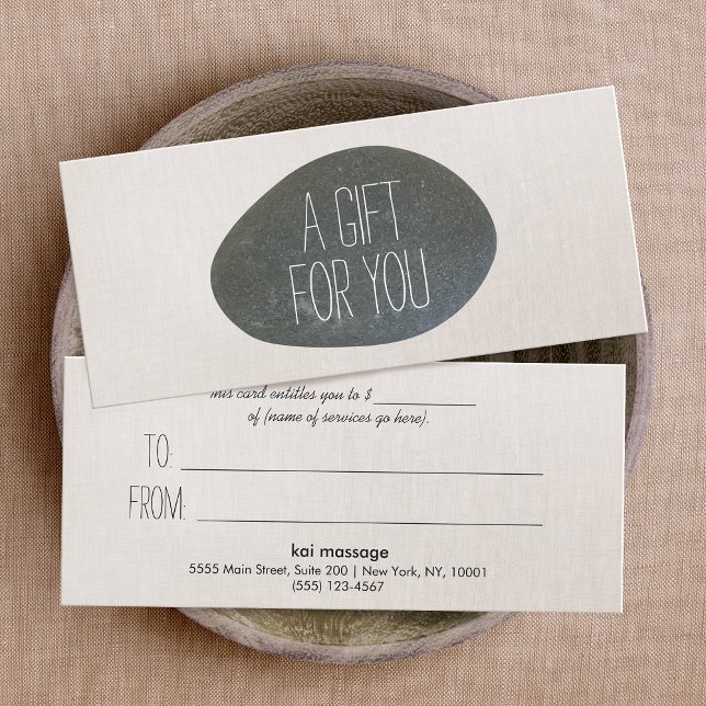 Certificado de Presente Terapêutico com Massagem Z (Criador carregado)