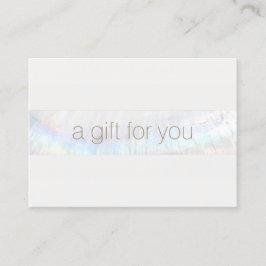 Certificado de Presente Tropical Spa Salon Moderno