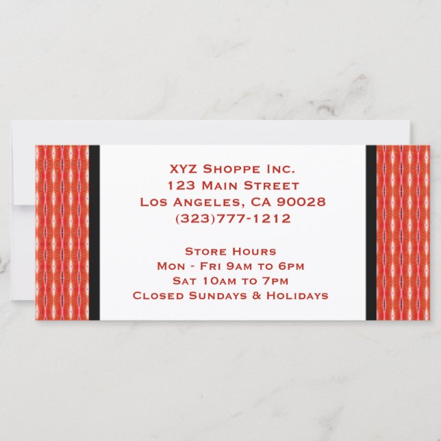 certificado de presente vermelho (Frente)