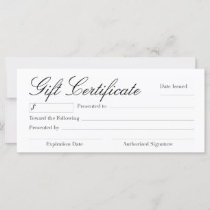 Certificado de Presente Versátil