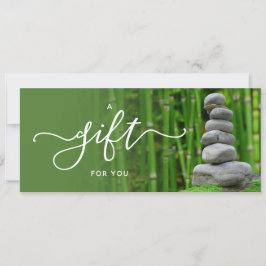 Certificado de Presente Zen Bamboo