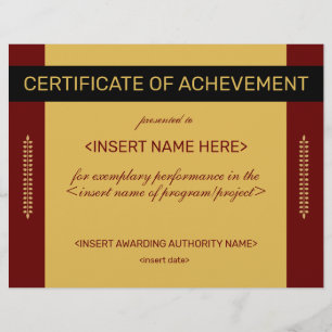Certificado de realização