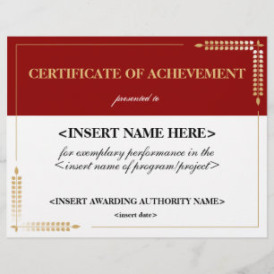 Certificado de realização