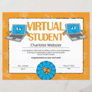 Certificado de Realização de Estudantes Virtuais