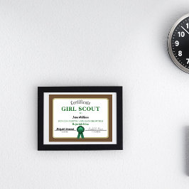 Certificado de Serviço de Navegação por Escoteiro