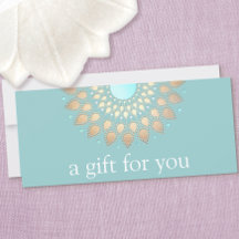 Certificado Dourado Lotus Mandala de Bem-Estar