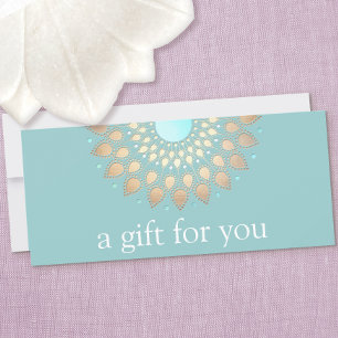 Certificado Dourado Lotus Mandala de Bem-Estar