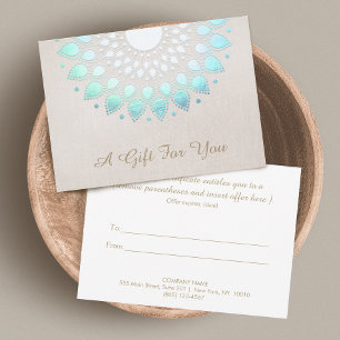 Certificado Elegante Lotus Salon e Spa Gift