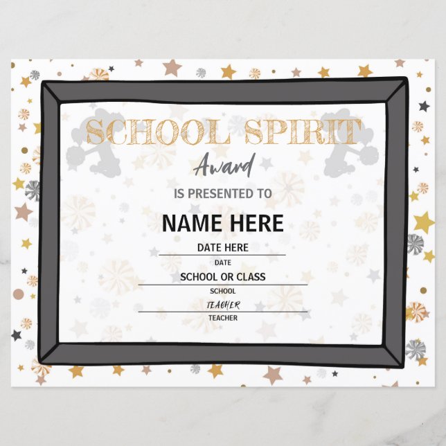 Certificado Escolar (Frente)