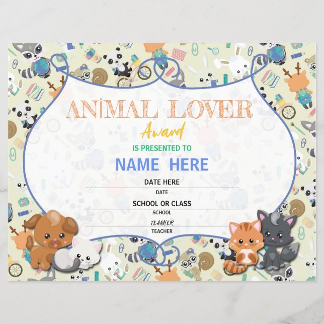 Certificado Escolar (Frente)