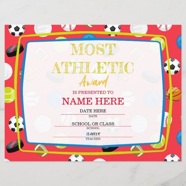 Certificado Escolar (Frente)