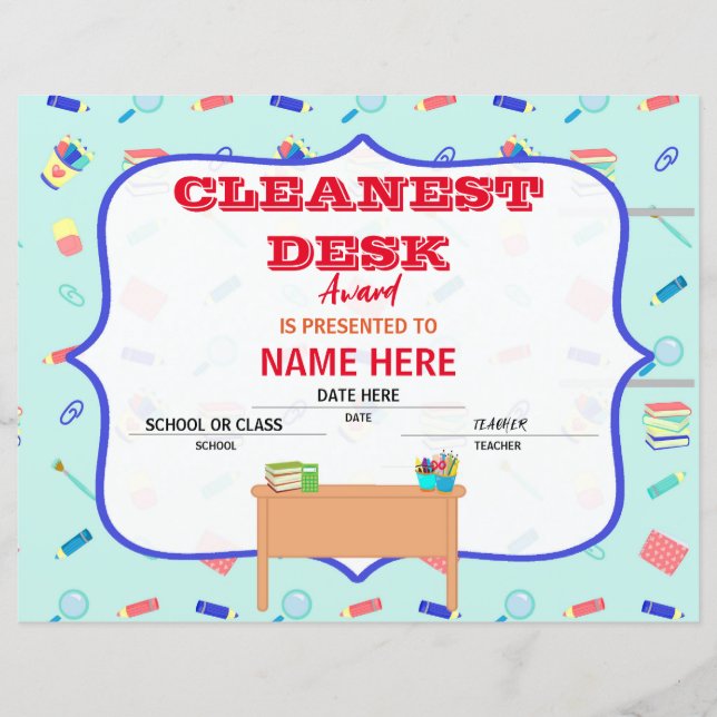 Certificado Escolar (Frente)