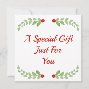 Certificado Holly Berry Gift