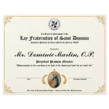 Certificado Lay Dominican