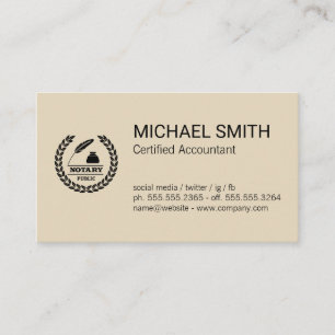 Certificado   Logotipo notário público