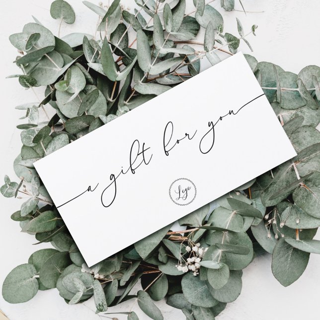 Certificado Mínimo de Oferta de Logotipo Elegante (Criador carregado)