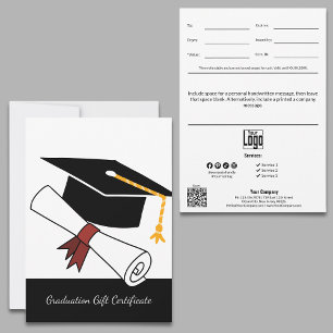 Certificado Mínimo de Presente para Graduação de P