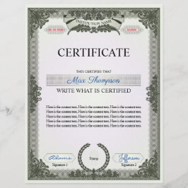 Certificado multiuso
