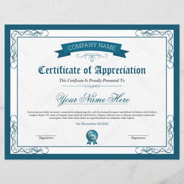 Certificado multiuso (Frente)