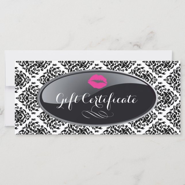 CERTIFICADO na moda SALON E SPA GIFT (Frente)