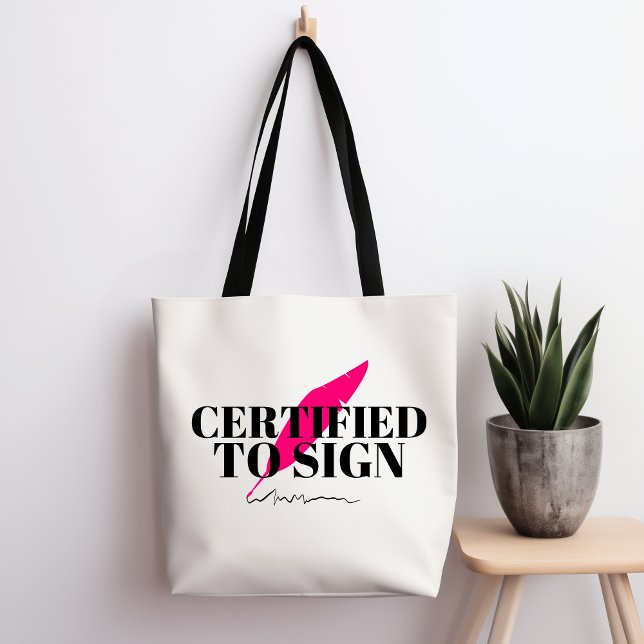 Certificado Para Assinar A Bag Tote (Criador carregado)