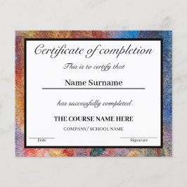 Certificados de Conclusão Elegantes