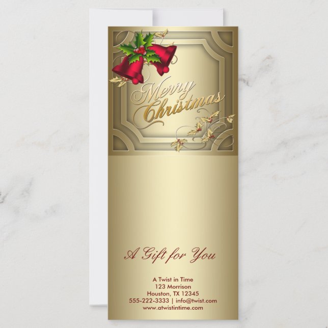 Certificados de oferta de feriados corporativos (Frente)