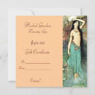 Certificados de oferta do Beauty Spa