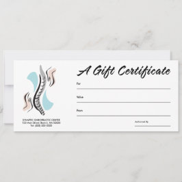 Certificados de Oferta Quiroprática