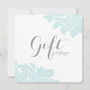 Certificados de Presente Clássico Damask