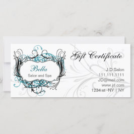 Certificados de Presente de Água, Preto e Branco