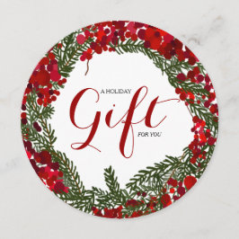 Certificados de Presente de Natal Redondos e Sofis