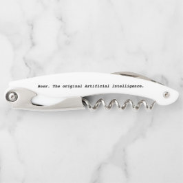 Cerveja. A Inteligência Artificial original. Abert