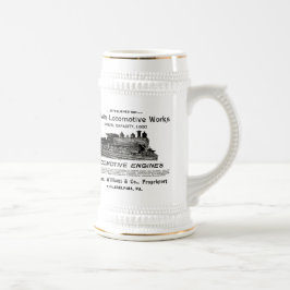 Cerveja A locomotiva de Baldwin funciona a caneca de