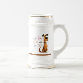 Cerveja A Vida é Melhor Com Você, Cachorro – Caneca de Cac