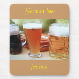 Cerveja alemão, mousepad do festival