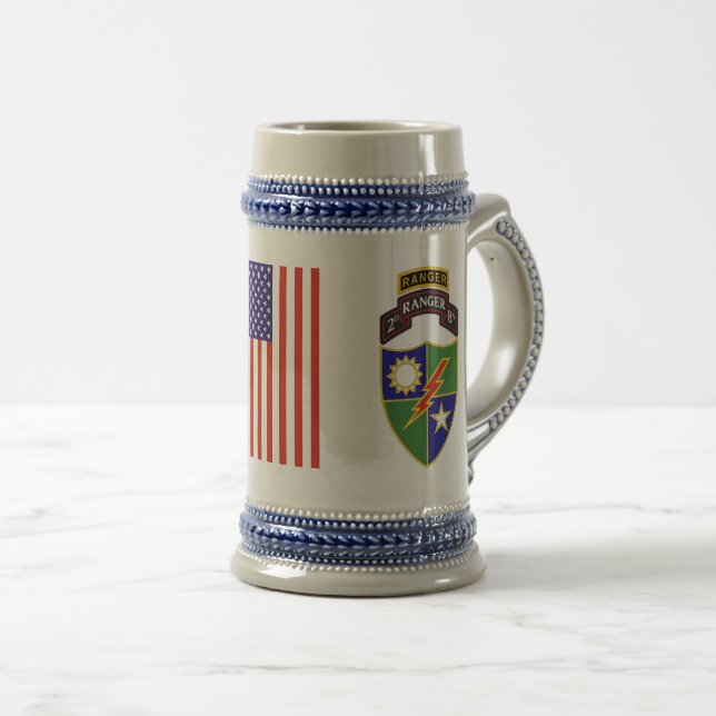 Cerveja Batalhão de segundos - 75° Ranger com Caneca de ce (Frente Esquerda)