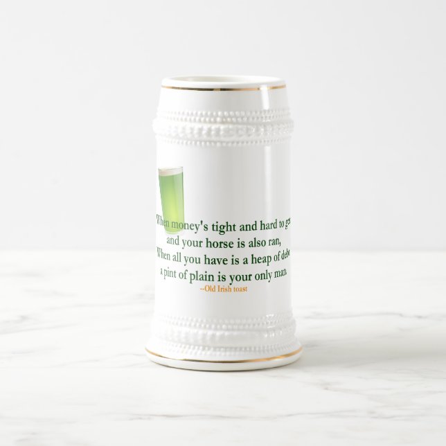 Cerveja Bebendo irlandês que diz 2 - caneca de (Centro)