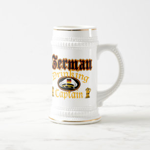 Cerveja Caneca bebendo alemão de Cptn